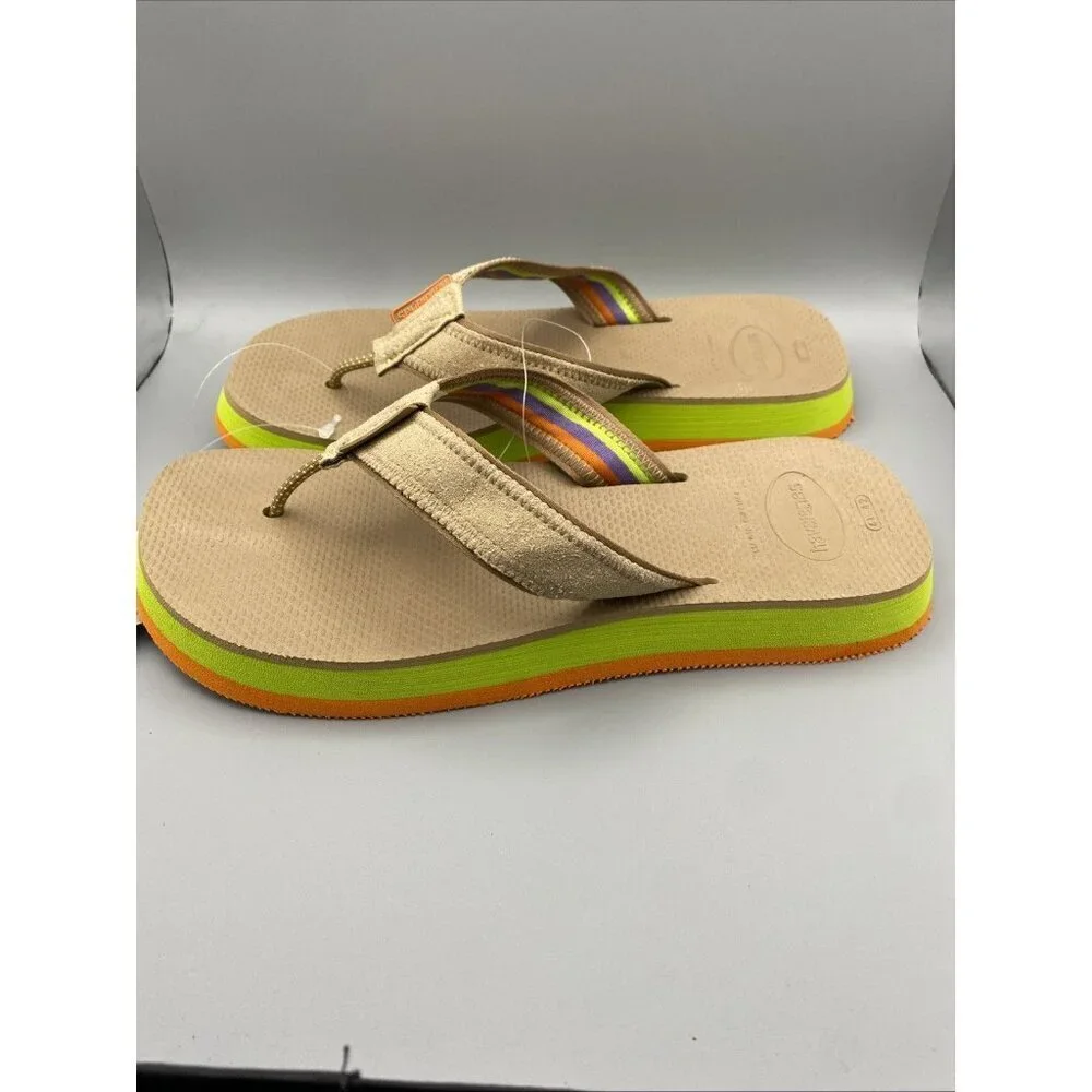 Havaianas Urban Fusion II sandal, 9/10 Men's NWT! Flip Flop Bold Color Combo